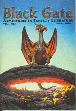 Image for BLACK GATE: ADVENTURES IN FANTASY LITERATURE (VOL. 1 NO. 1, SPRING 2001) (SIGNED)