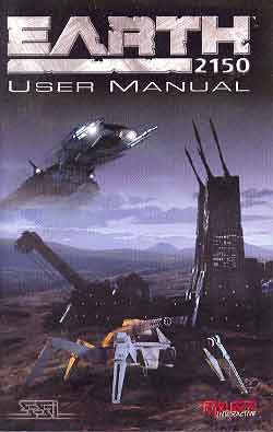 Image for EARTH 2150 (GAME MANUAL)