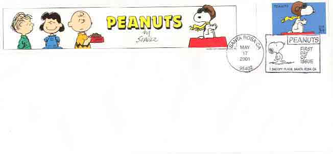 Image for COMMEMORATIVE SNOOPY STAMP - LIMITED ISSUE STAMP WITH PICTORIAL BORDER ENVELOPE