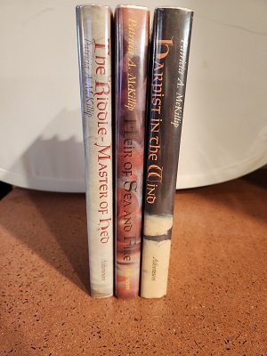 RIDDLE-MASTER OF HED [THE], HEIR OF SEA AND FIRE and HARPIST IN THE WIND (SIGNED SET)